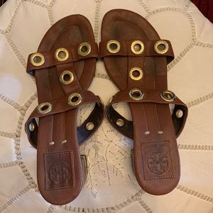 authentic Tory Burch leather sandals💕